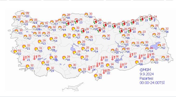 Doğu Karadeniz’de 5 il için kuvvetli sağanak uyarısı: Sel ve heyelan riskine dikkat! 23